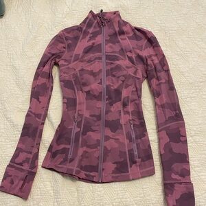 Lululemon define jacket pink camo